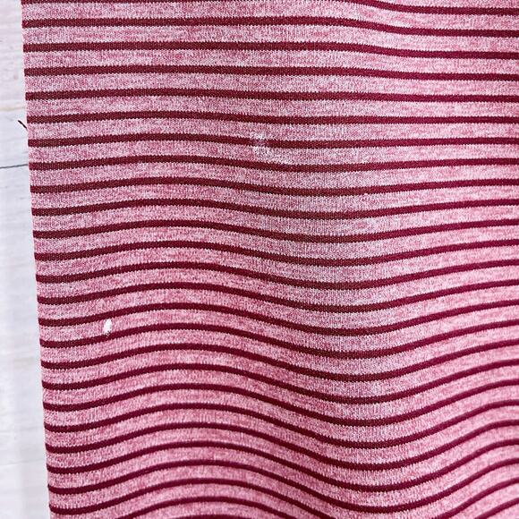 GapFit Maternity Full Panel Propel 7/8 Leggings Red Stripe Eclipse Womens Medium - Picture 3 of 8